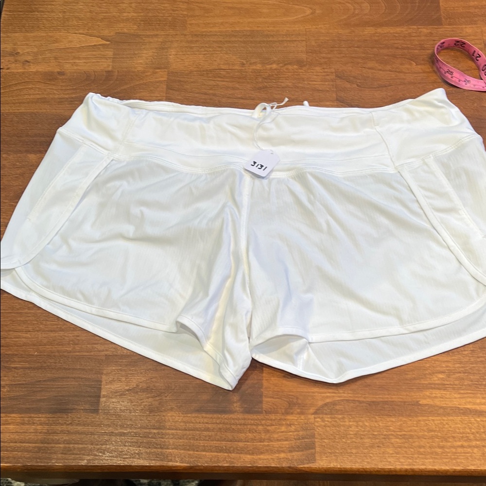 White Athletic Shorts